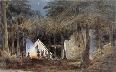 Campamento de los Zuavos de Duryea, Virginia, 1862 de William the Younger MacIlvaine